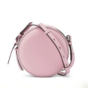 Ganni Pink Nectar Round Crossbody Or Shoulder Bag New With Tags